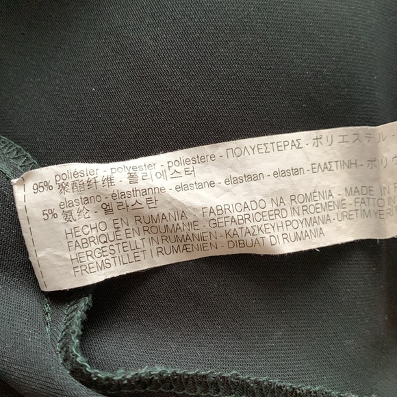 Zara forrest green wrap dress - Picture 8 of 9